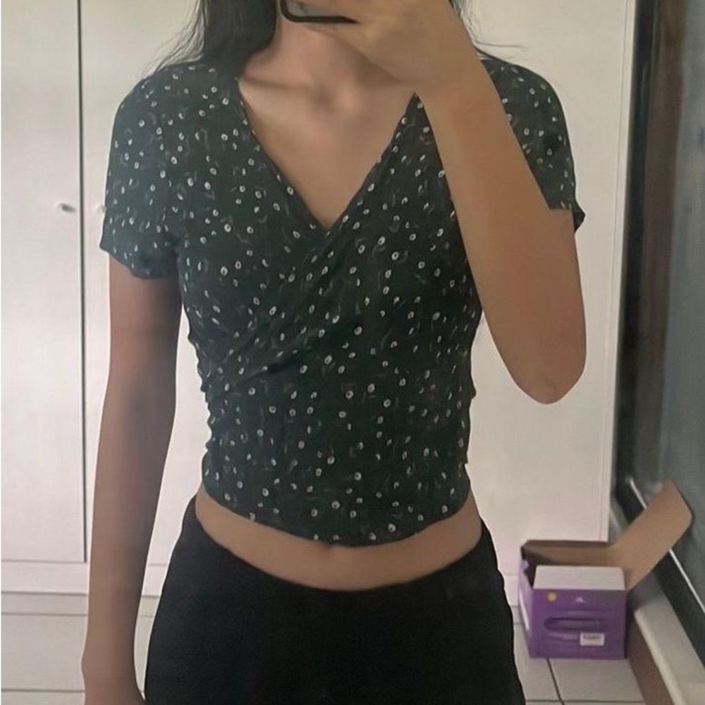 Brandy Melville Rae Wrap Top